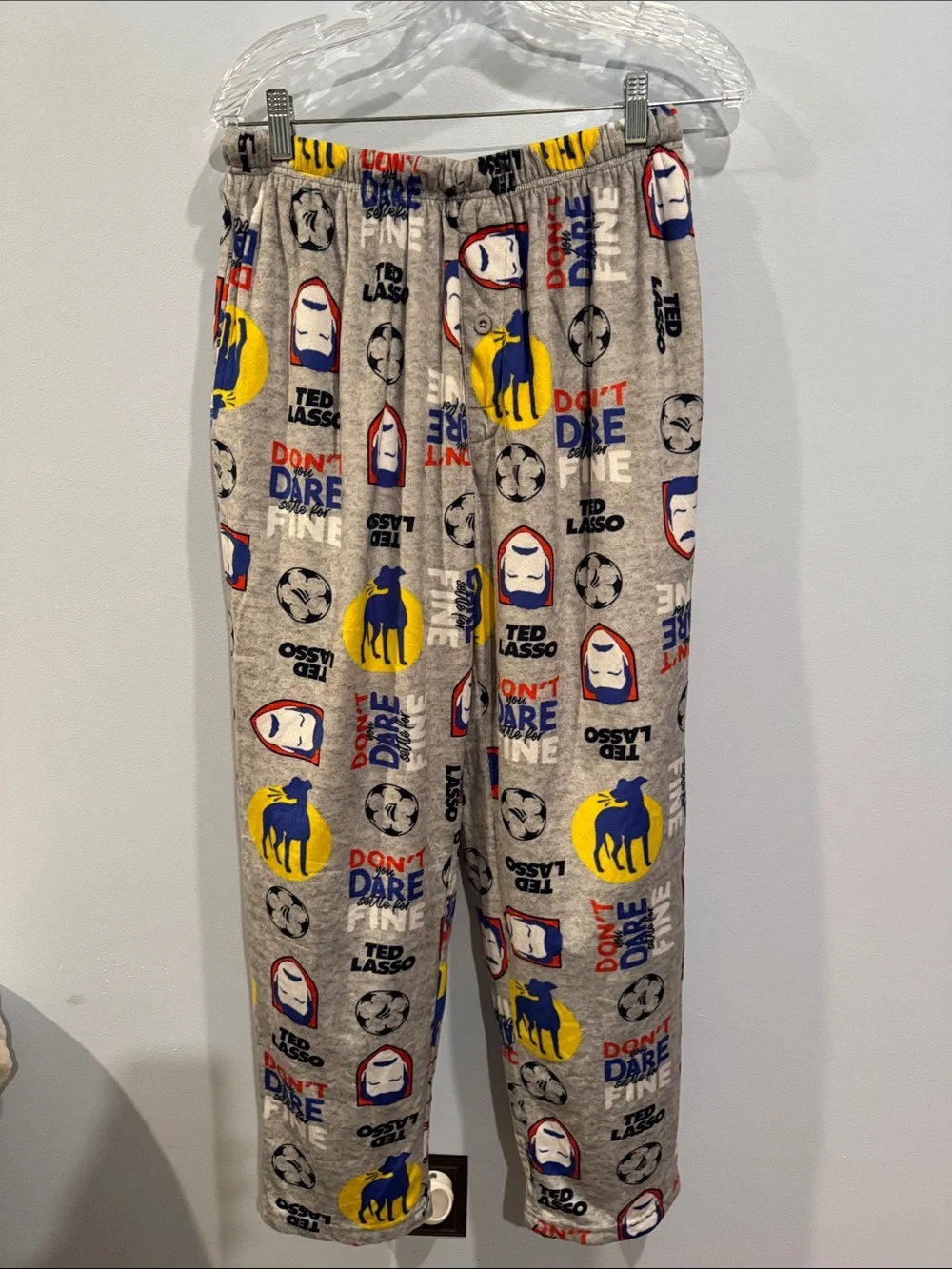 officially licensed Ted Lasso lounge pants Men’s Large New
